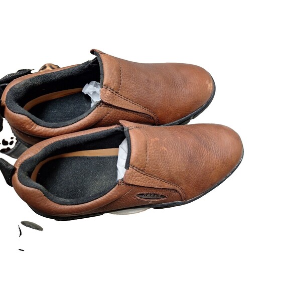 ROPER Performance Slip On MENS Brown Casual Loafer Shoe - SZ 10 - NEW NEVER WORN